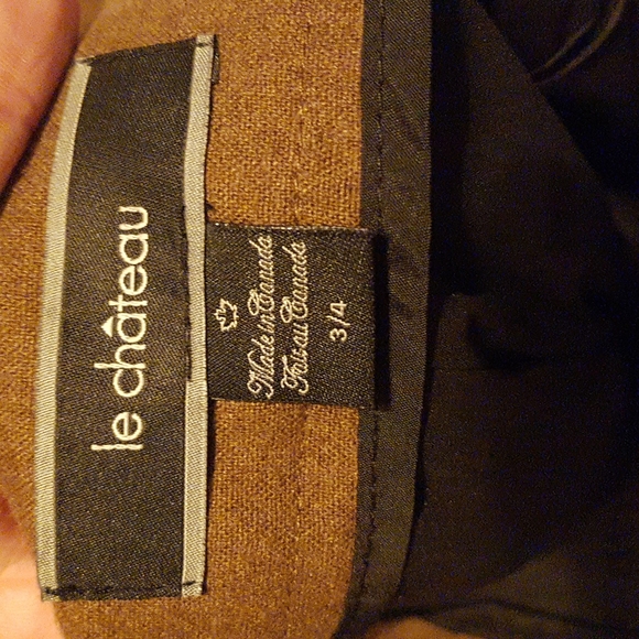 Apparel Brown Belted Wide-Leg High Rise Pants New - Picture 8 of 8